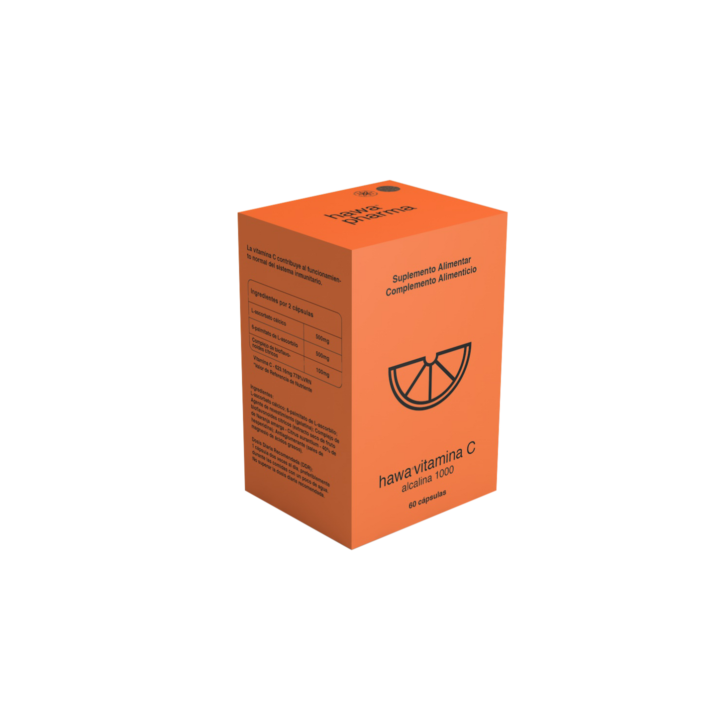 Hawa Vitamina C Alcalina 1000 60 Cápsulas