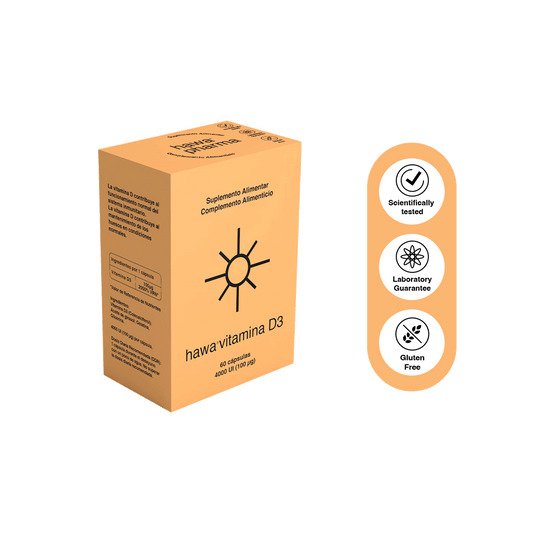 Hawa® Vitamina D3 60 Cápsulas